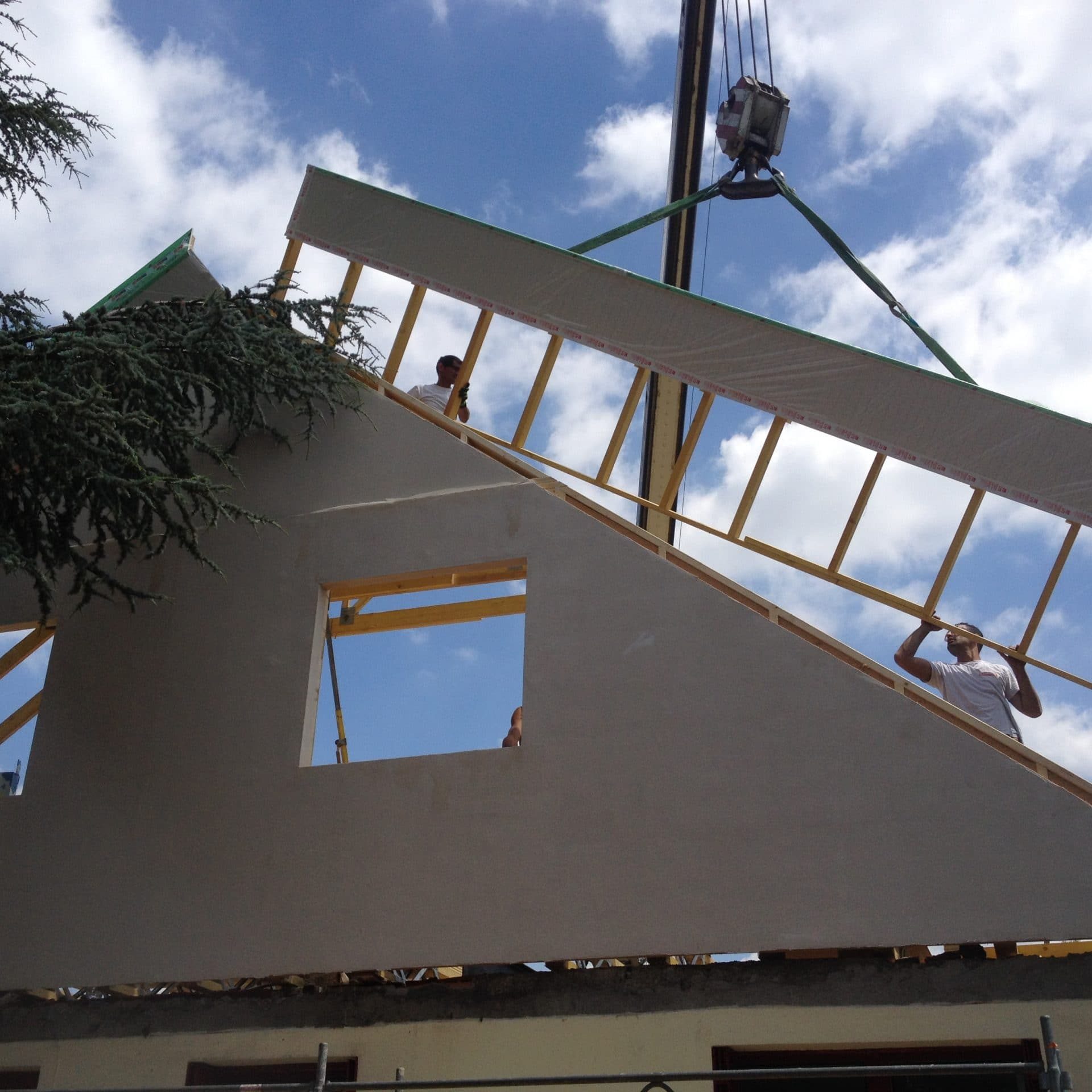 extension réhausse maison