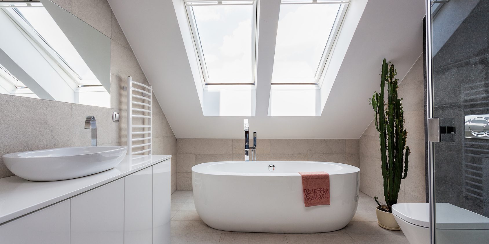 salle de bain SAlle de bain sous les combles