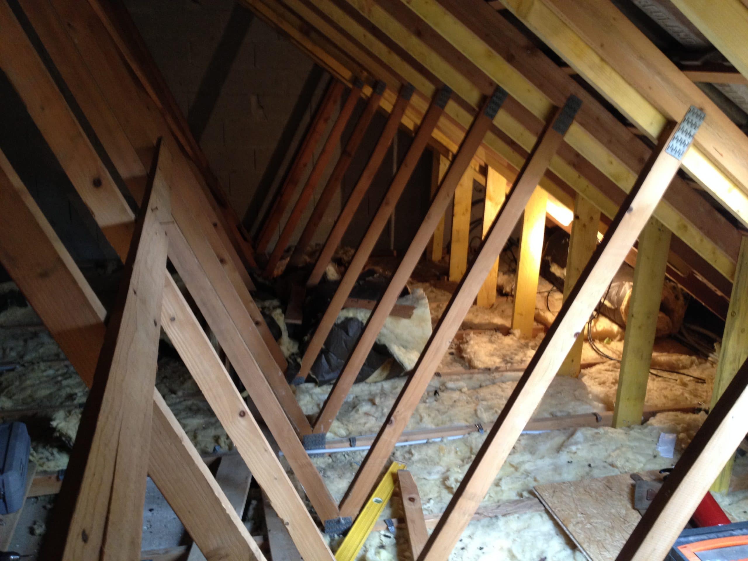 aménagement comble bois W