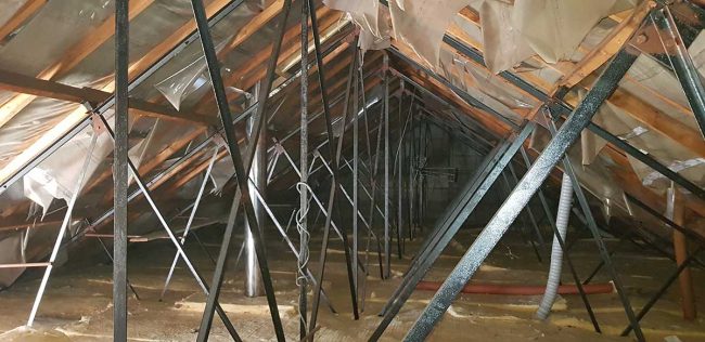 aménagement comble W acier combles en W