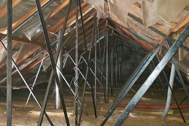 aménagement comble W acier combles en W